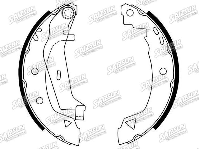 刹车蹄片 Brake Shoe Set:95659661