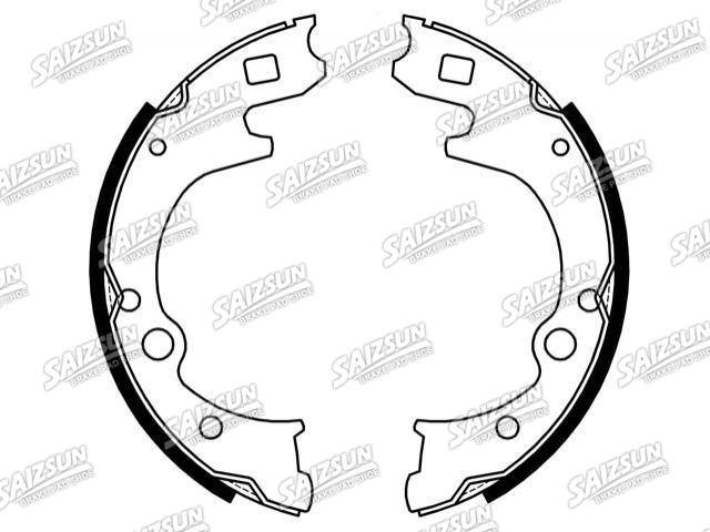 刹车蹄片 Brake Shoe Set:58305-44A60