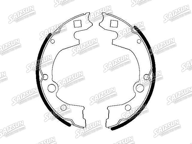 刹车蹄片 Brake Shoe Set:58305-4BA00