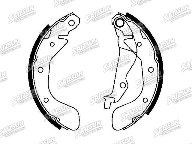 刹车蹄片 Brake Shoe Set:93740252
