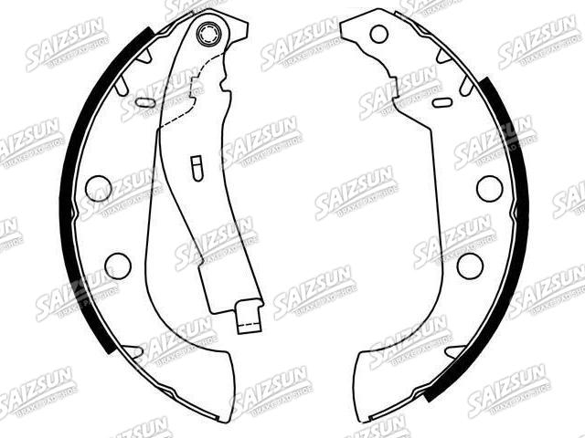 刹车蹄片 Brake Shoe Set:4241.K2