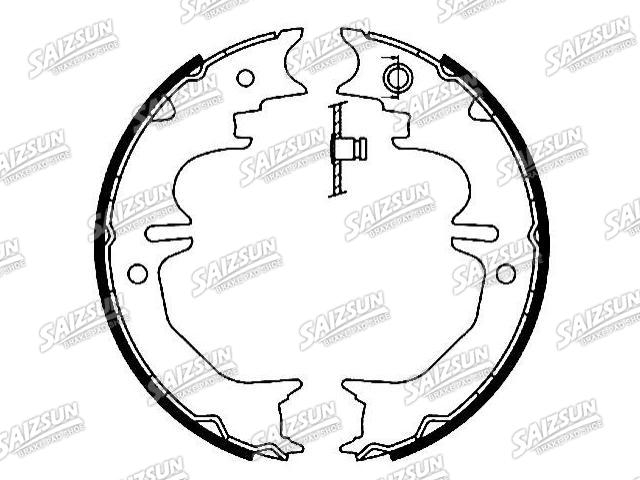 刹车蹄片 Brake Shoe Set:46550-60070
