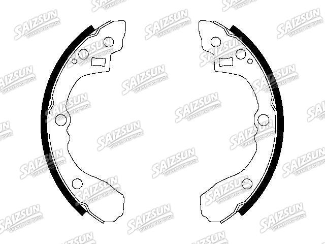 刹车蹄片 Brake Shoe Set:0K30A-26-28Z