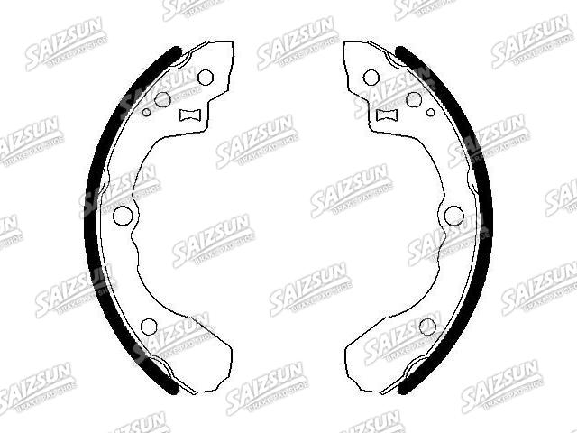 刹车蹄片 Brake Shoe Set:58315-FDA00