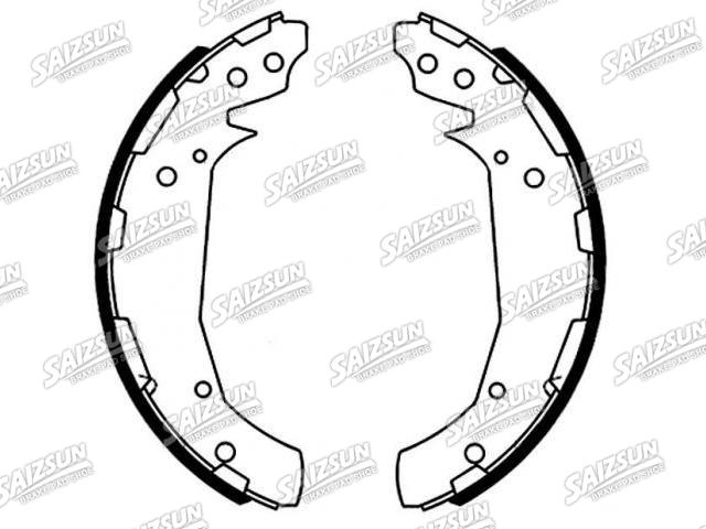 刹车蹄片 Brake Shoe Set:25960262