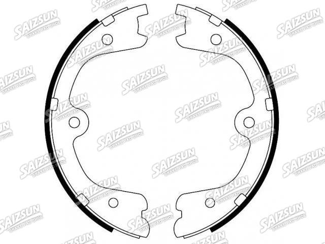 刹车蹄片 Brake Shoe Set:44060-WL026