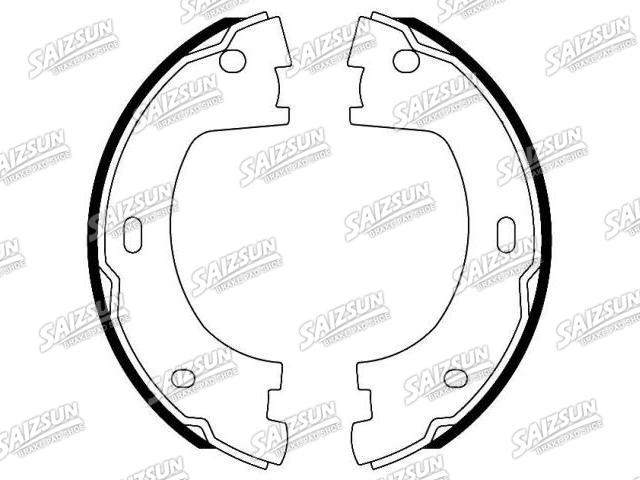 刹车蹄片 Brake Shoe Set:906 420 04 20
