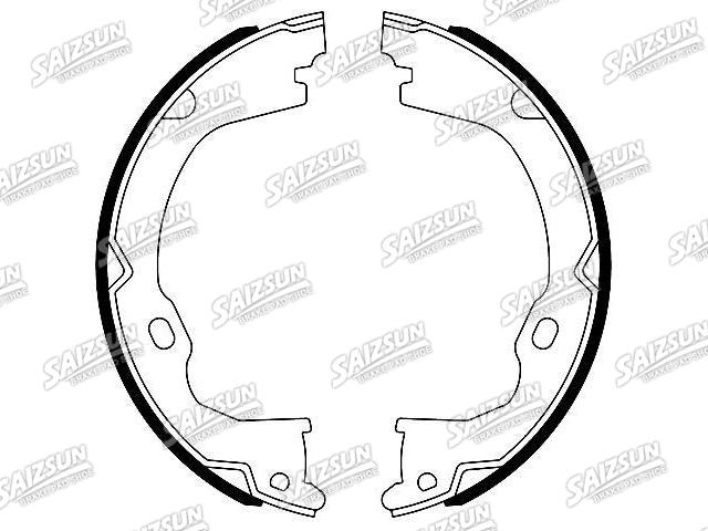 刹车蹄片 Brake Shoe Set:68003589AA