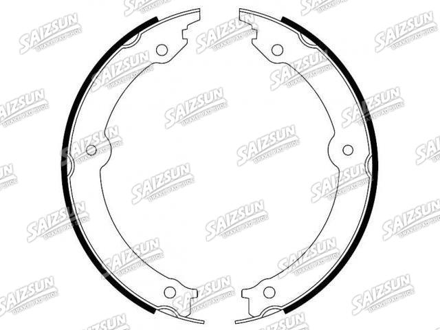 刹车蹄片 Brake Shoe Set:46530-34010