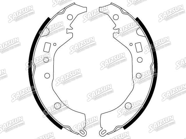 刹车蹄片 Brake Shoe Set:04495-52120