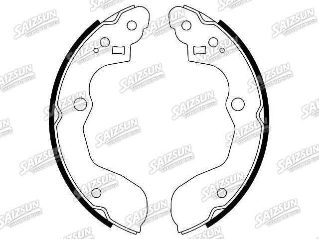 刹车蹄片 Brake Shoe Set:53200-80J01