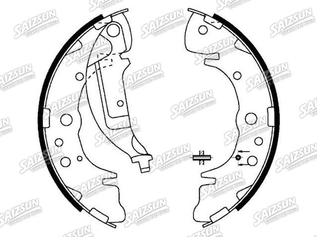 刹车蹄片 Brake Shoe Set:58305-26A10