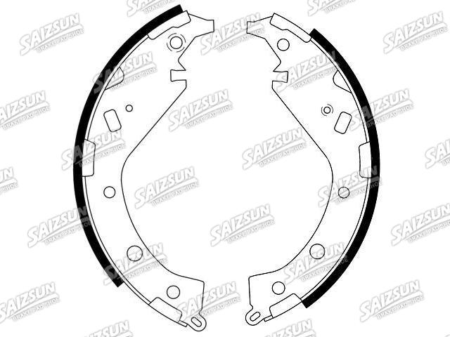 刹车蹄片 Brake Shoe Set:04495-06040