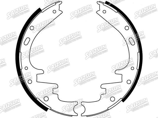 刹车蹄片 Brake Shoe Set:F65Z-2200-AA