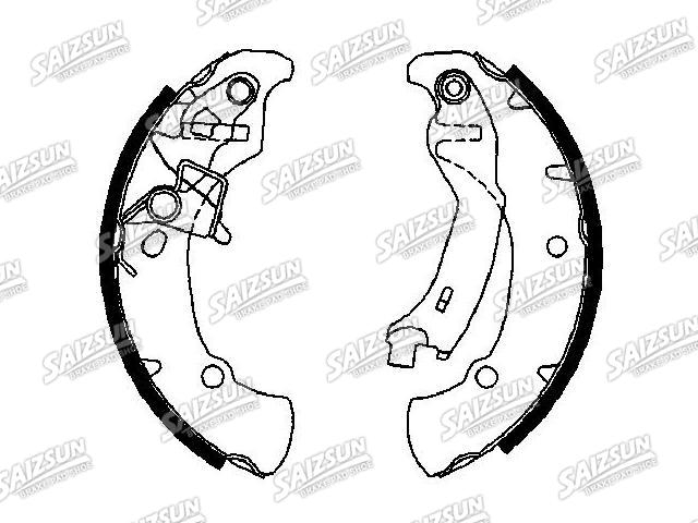 刹车蹄片 Brake Shoe Set:04495-87Z01