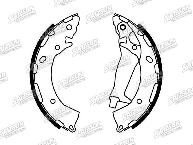 刹车蹄片 Brake Shoe Set:58350-0PA00