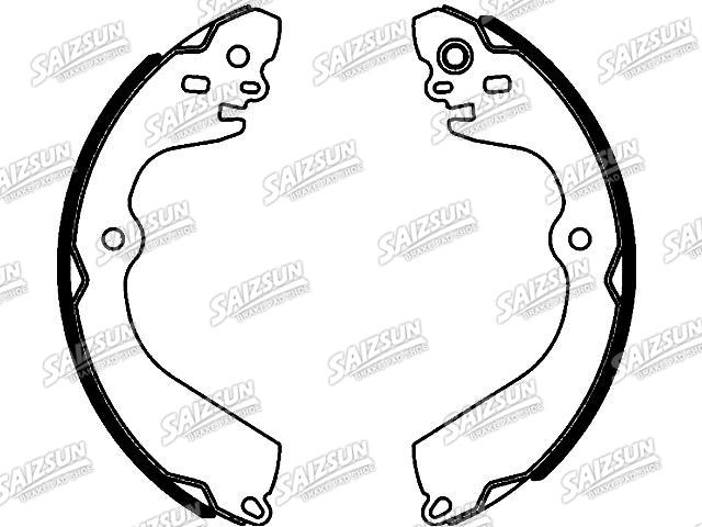 刹车蹄片 Brake Shoe Set:D4060-JX02A