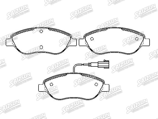 刹车片 Brake Pad Set:7 736 209 3