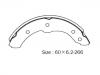 刹车蹄片 Brake Shoe Set:NN1084