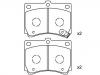 刹车片 Brake Pad Set:F1CZ-2001B