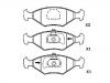 刹车片 Brake Pad Set:7 078 947