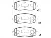 刹车片 Brake Pad Set:58101-07A10