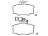 刹车片 Brake Pad Set:0060 743 564