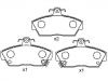 刹车片 Brake Pad Set:673 211 62 NBI