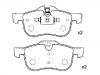 刹车片 Brake Pad Set:SFP100511