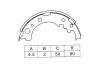 刹车蹄片 Brake Shoe Set:44060-G3225