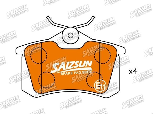 刹车片 Brake Pad Set:4D0 698 451 D