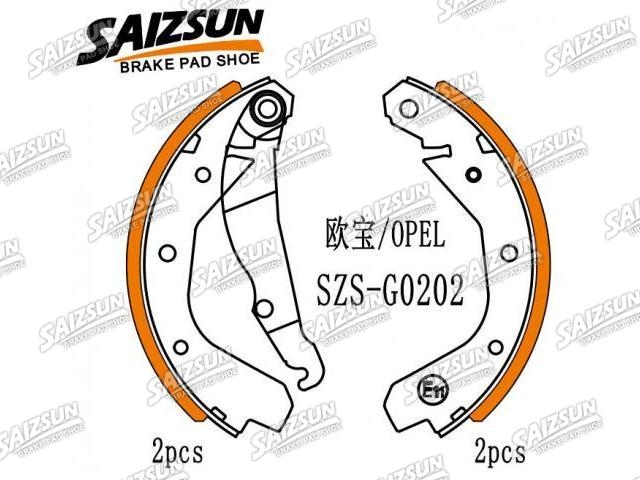 刹车蹄片 Brake Shoe Set:1605 689