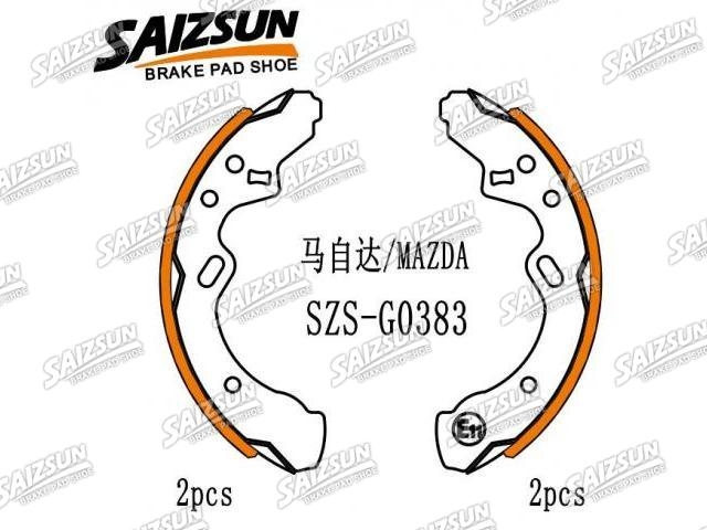 刹车蹄片 Brake Shoe Set:B216-26-310