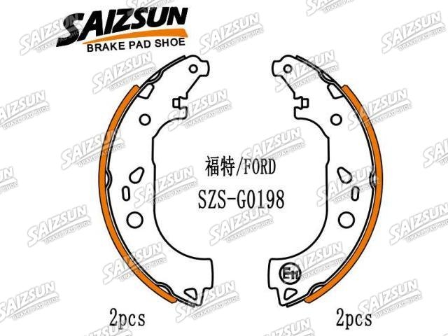 刹车蹄片 Brake Shoe Set:2T1Z-2200-C