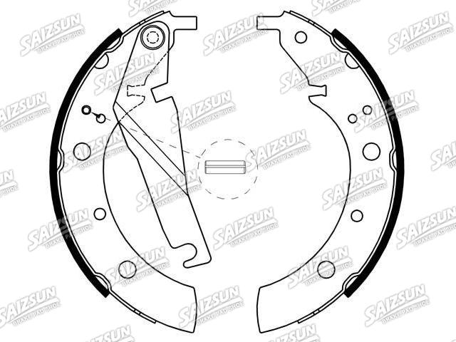 Bremsbackensatz Brake Shoe Set:34 21 1 154 921