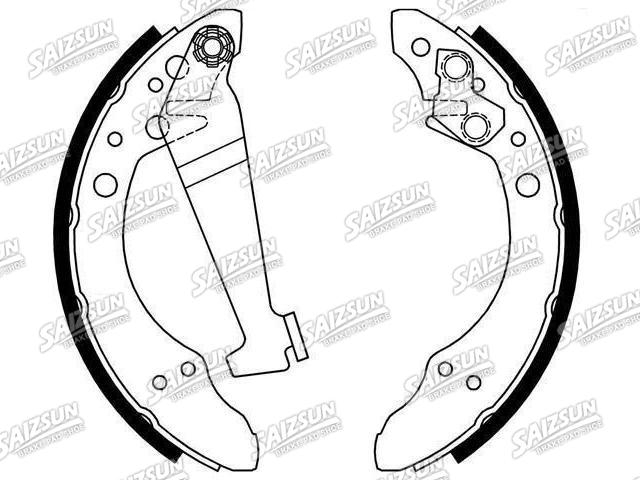 Bremsbackensatz Brake Shoe Set:331 609 525