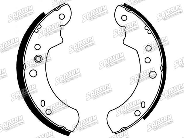 Bremsbackensatz Brake Shoe Set:1 662 293