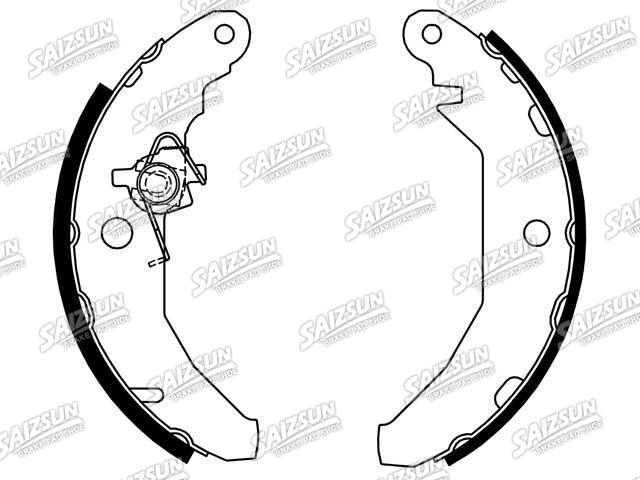 Bremsbackensatz Brake Shoe Set:5 020 562