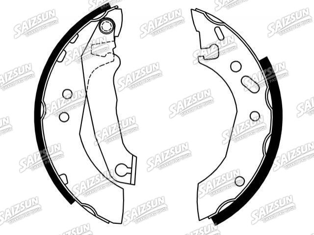 Bremsbackensatz Brake Shoe Set:5 027 751