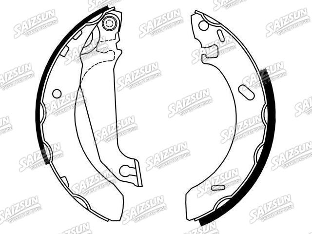 Bremsbackensatz Brake Shoe Set:5 027 752