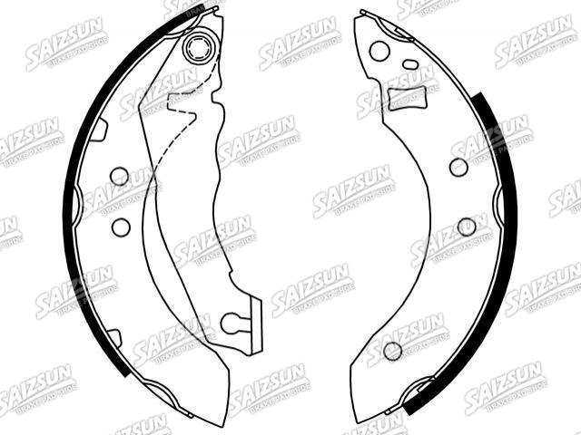 Bremsbackensatz Brake Shoe Set:6 150 270