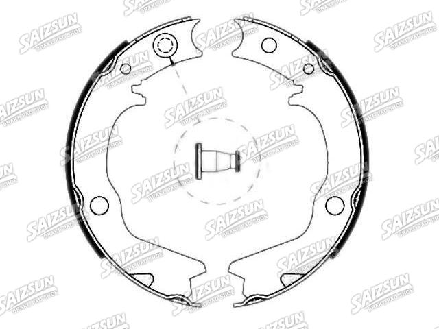 Bremsbackensatz Brake Shoe Set:MB668906