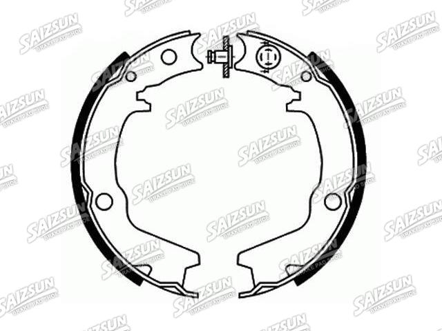 Bremsbackensatz Brake Shoe Set:MB858926