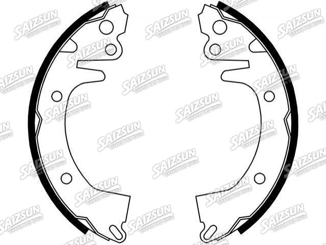 Bremsbackensatz Brake Shoe Set:MB407250