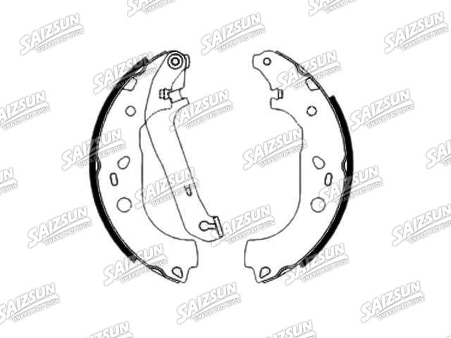 Bremsbackensatz Brake Shoe Set:MB058847