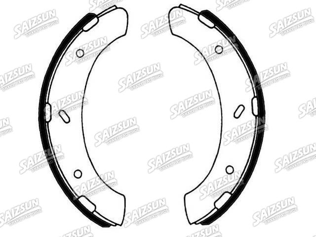 Bremsbackensatz Brake Shoe Set:MB295106