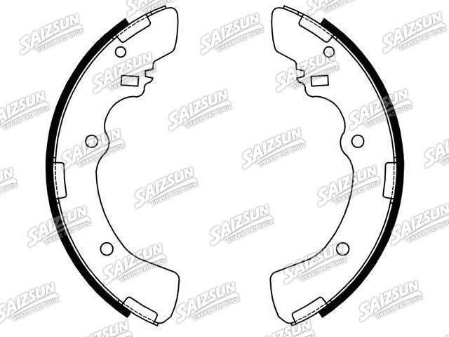 Bremsbackensatz Brake Shoe Set:MB500822