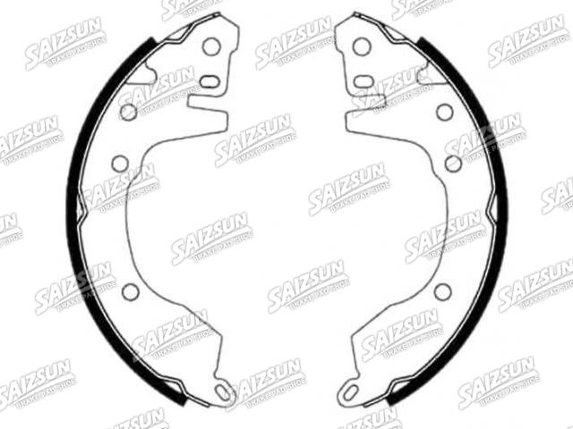 Bremsbackensatz Brake Shoe Set:MB500202