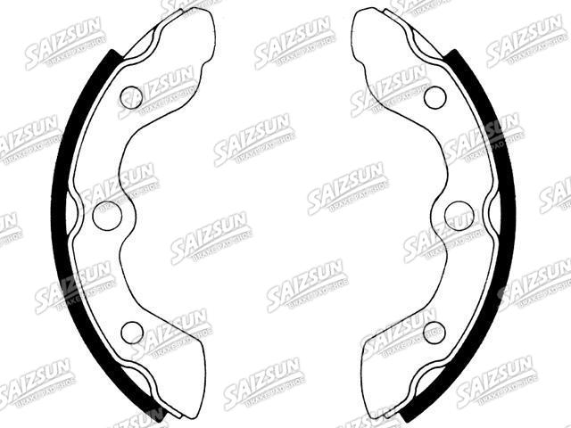 Bremsbackensatz Brake Shoe Set:45151-679-003