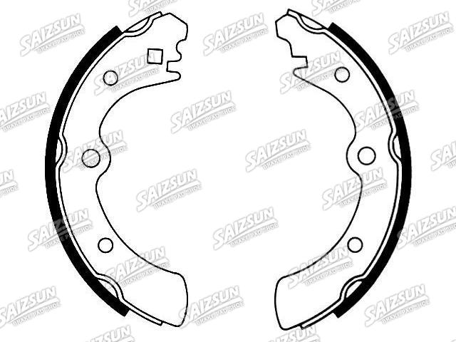 Bremsbackensatz Brake Shoe Set:43153-SA2-003